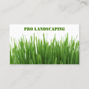 Gardener/Landscaping Grass, Foto-Visitekaartje Visitekaartje