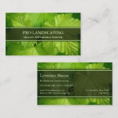 Gardener/Landscaping Leaf, Photo Visitekaartje (Voorkant / Achterkant)