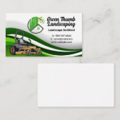 Gardener | Landscaping Vehicle  Visitekaartje (Voorkant / Achterkant)