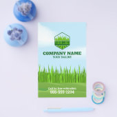 Gardener Lawn Care en onderhoud Flyer (Enkel)