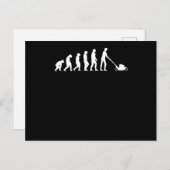 Gardener Lawn Mower Evolution Briefkaart (Voorkant / Achterkant)
