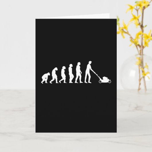 Gardener Lawn Mower Evolution Kaart (Gele Bloem)