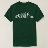 Gardener Lawn Mower Evolution T-shirt (Design voorkant)