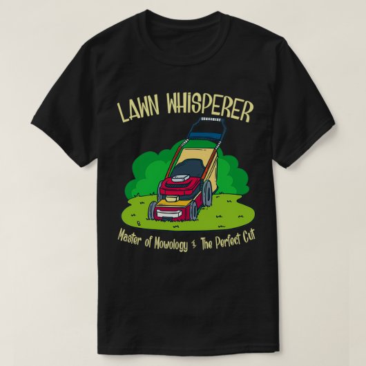 Gardener Lawn Mower Gift T-shirt (Design voorkant)