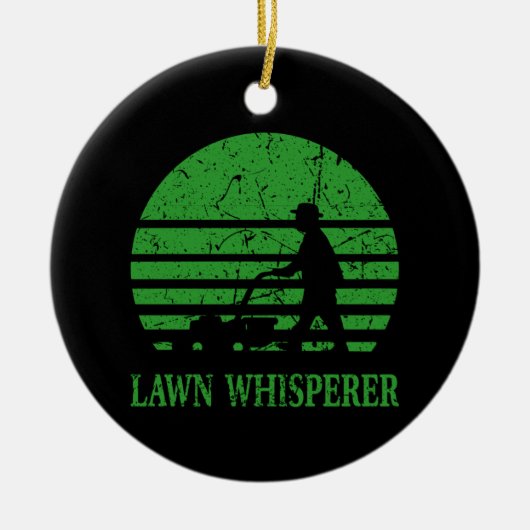 Gardener - Lawn Whisperer Keramisch Ornament (Voorkant)
