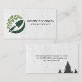 Gardener Logo | Landscaping | Trees Visitekaartje (Voorkant / Achterkant)