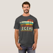 Gardener Retirement Dad The Man Myth in ruste T-shirt (Voorkant volledig)