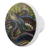 Gardener Snake Study Beyond Skin Keramische Knop (Rechts)