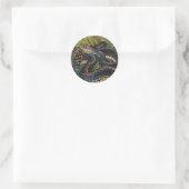 Gardener Snake Study Beyond Skin Ronde Sticker (Tas)