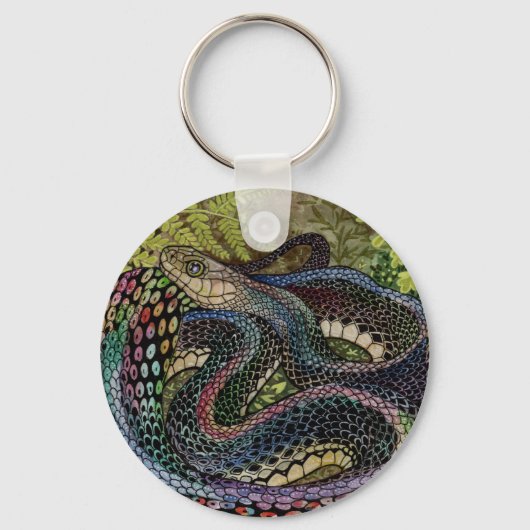 Gardener Snake Study Beyond Skin Sleutelhanger (Voorkant)