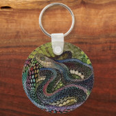 Gardener Snake Study Beyond Skin Sleutelhanger (Voorkant)