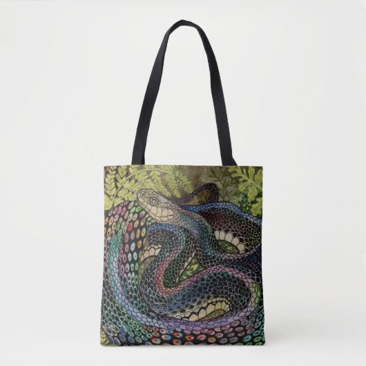 Gardener Snake Study Beyond Skin Tote Bag (Voorkant)