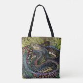 Gardener Snake Study Beyond Skin Tote Bag (Achterkant)