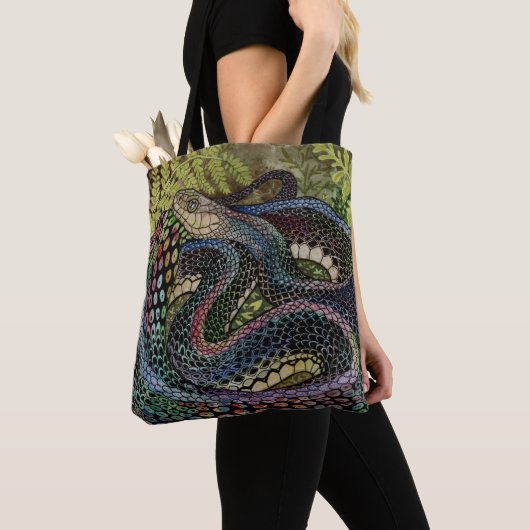 Gardener Snake Study Beyond Skin Tote Bag (Dichtbij)