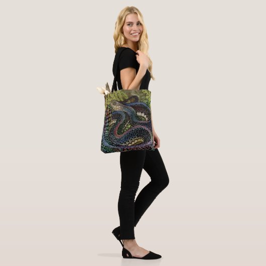 Gardener Snake Study Beyond Skin Tote Bag (Op model)