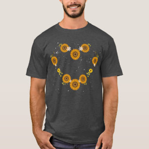 Gardener Sunflower Blossom Heart Botanische tuin T-shirt
