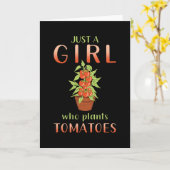 Gardener Tomaat Planten Gezegde Gift Kaart (Gele Bloem)