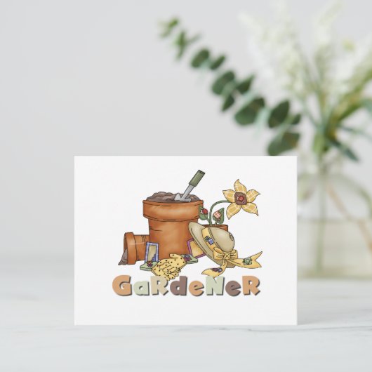 Gardener Tshirts en Gifts Briefkaart (Staand voorkant)
