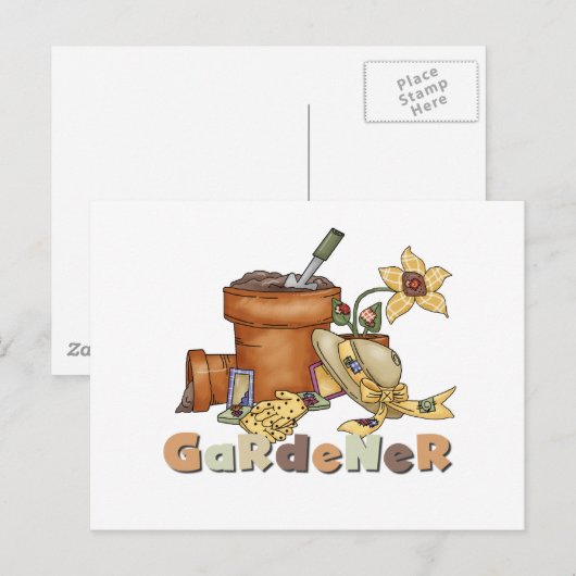 Gardener Tshirts en Gifts Briefkaart (Voorkant / Achterkant)