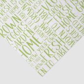 Gardener Veggies Love to Garden Tissuepapier (Detail)