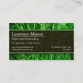 Gardener/Visitekaartje voor landschapsarchitectuur Visitekaartje (Achterkant)