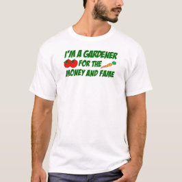 Gardener voor geld en sport t-shirt