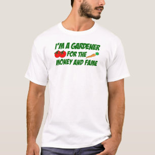 Gardener voor geld en sport t-shirt