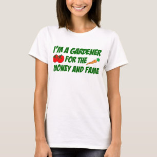 Gardener voor geld en sport t-shirt