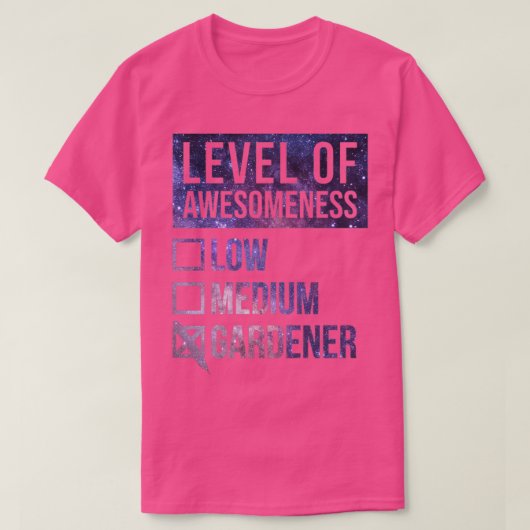 Gardenergie voor tuinbouw t-shirt (Design voorkant)