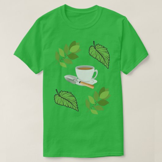 Gardenerkopje koffie 2 t-shirt (Design voorkant)