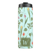 Gardener's Delight  Tulips & Monogram Thermosbeker (Voorkant)