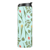 Gardener's Delight  Tulips & Monogram Thermosbeker (Gedraaid links)