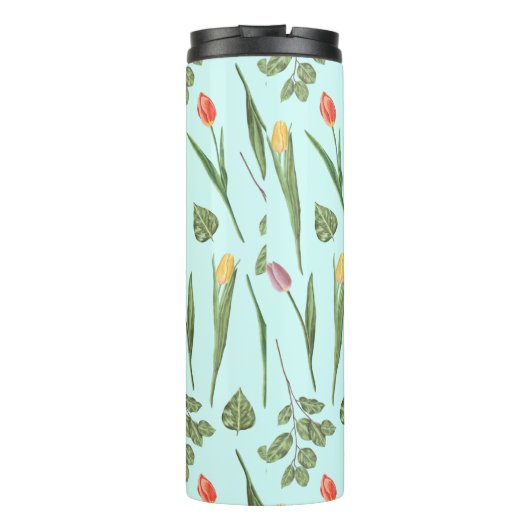 Gardener's Delight  Tulips & Monogram Thermosbeker (Achterkant)