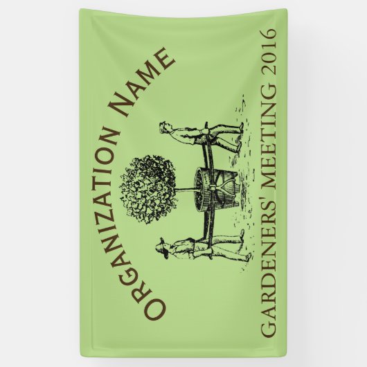  Gardeners die Aanpasbare Banner 3 ontmoeten (Verticaal)
