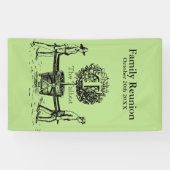 Gardeners Family Reunion/Banner, aangepaste naam Spandoek (Horizontaal)