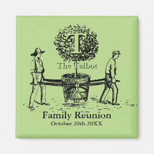 Gardeners Family Reunion Magnet met aangepaste naa