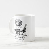 Gardeners Family Reunion Mok met aangepaste naam (Voorkant links)