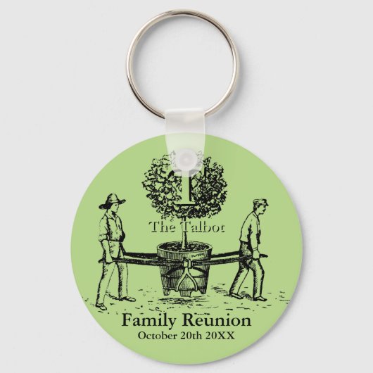 Gardeners Family Reunion Sleutelhanger met aangepa (Voorkant)
