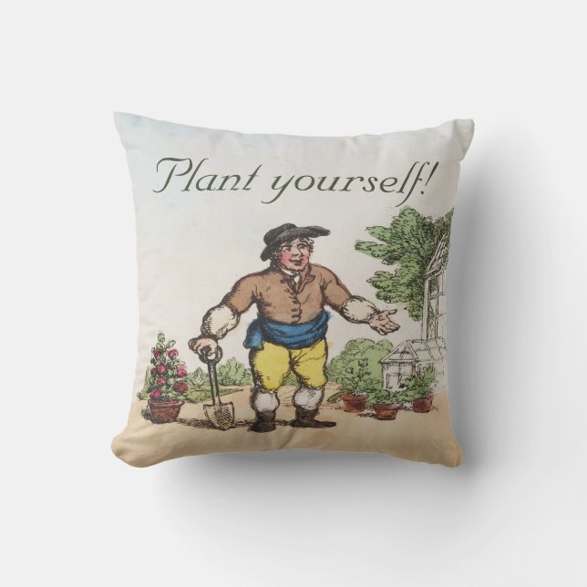  Gardener's Funny Cushion Kussen (Voorkant)