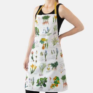 Gardener's harvest and cooking apron. schort