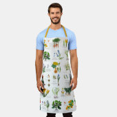 Gardener's harvest and cooking apron. schort (Gedragen)