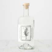 Gardener's herbal life label likeurfles etiket (Voorkant)