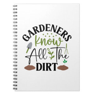 Gardeners kennen alle vuil notitieboek