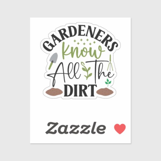 Gardeners kennen alle vuil sticker (Vel)