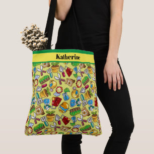 Gardeners lezen wat ze doen tote bag