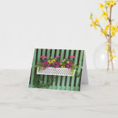 Gardener's Window Box All Occasion wenskaart Kaart (Gele Bloem)