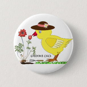 Gardenertje Ronde Button 5,7 Cm