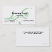 GardenerVisitekaartjes Visitekaartje (Voorkant / Achterkant)