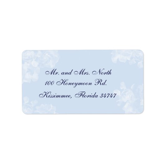  Gardenia adreslabel Etiket (Voorkant)