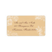 Gardenia adreslabel Etiket (Voorkant)